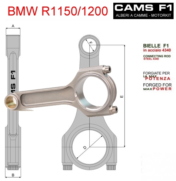 Bielle BMW R1150-1200 GS-R-RT
