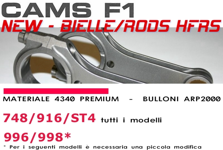 Bielle CAMS F1 - 748-916-996 HFRS