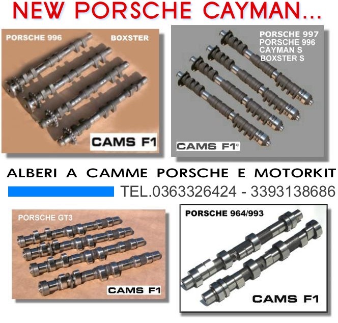 Motorkit Porsche alberi a camme