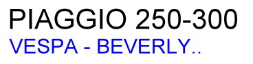 Piaggio 250-300