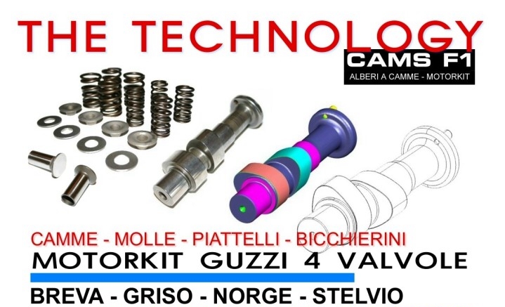 Tuning Moto Guzzi 4 ventil - camshaft - valve springs